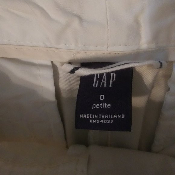 Gap light khaki ankle length pants - size 0 - Picture 3 of 4
